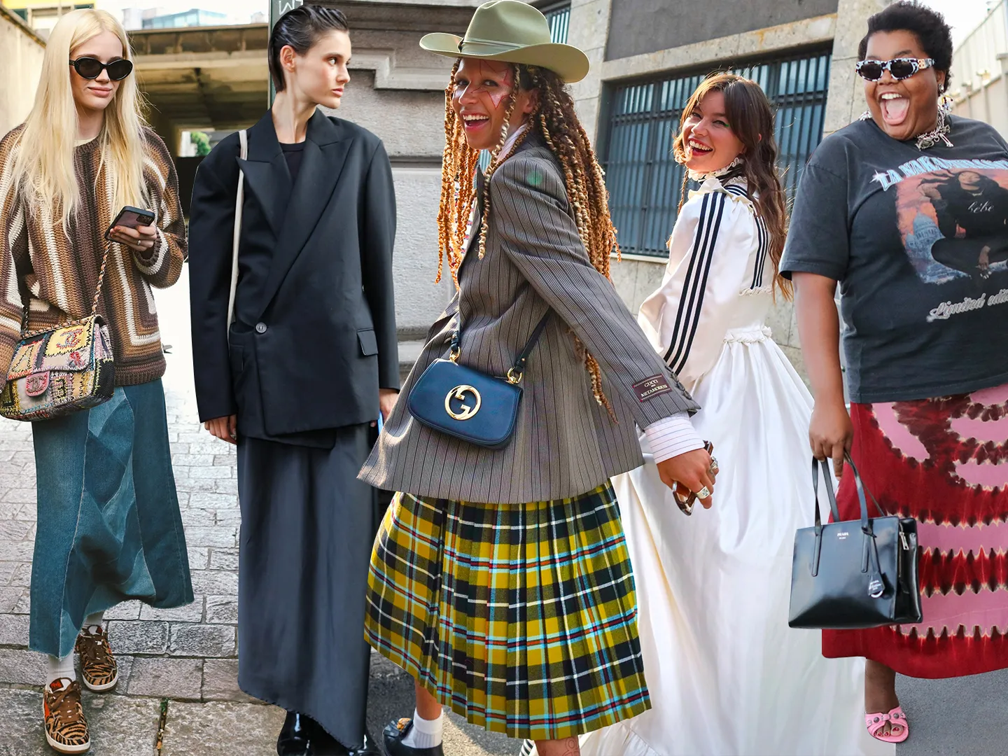 Plaid Maxi Skirt